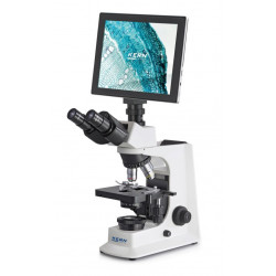 Kern sohn Microscope trinoculaire OBL 137 LED 3W 4x/10x/40x/100x Kern Kobleo