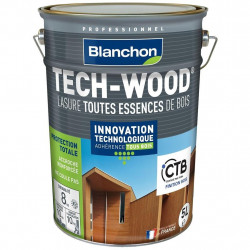 Blanchon Lasure Blanchon Tech-Wood 5L chêne moyen pour toutes essences de bois Kobleo