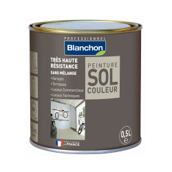 Blanchon Peinture polyuréthane sol couleur Blanchon 0,5L très haute résistance Kobleo