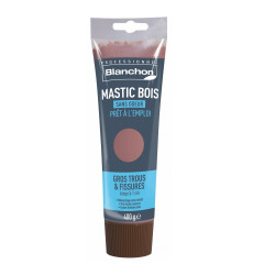 Blanchon Mastic bois Blanchon tube 400g nuancier bois exotique prêt à l'emploi Kobleo