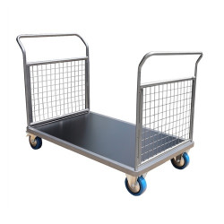 Stockman Chariot acier Stockman CHG1T1 1200x800mm 2 timons grillagés Kobleo