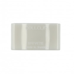 Nicoll 100 Colliers de fixation Nicoll COLLCLIP® en PVC blanc Kobleo