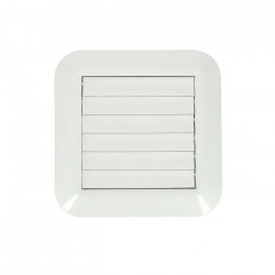 Nicoll Grille de ventilation Nicoll GOTB carrée à volets mobiles blanche Kobleo