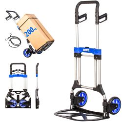Hoström Diable pliant Aluminium, Charge Max. 200kg, Hostrom Kobleo