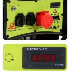 Pramac Groupe électrogène WX 6250 ES AVR 5,5kW triphasé 400V démarrage électrique Kobleo