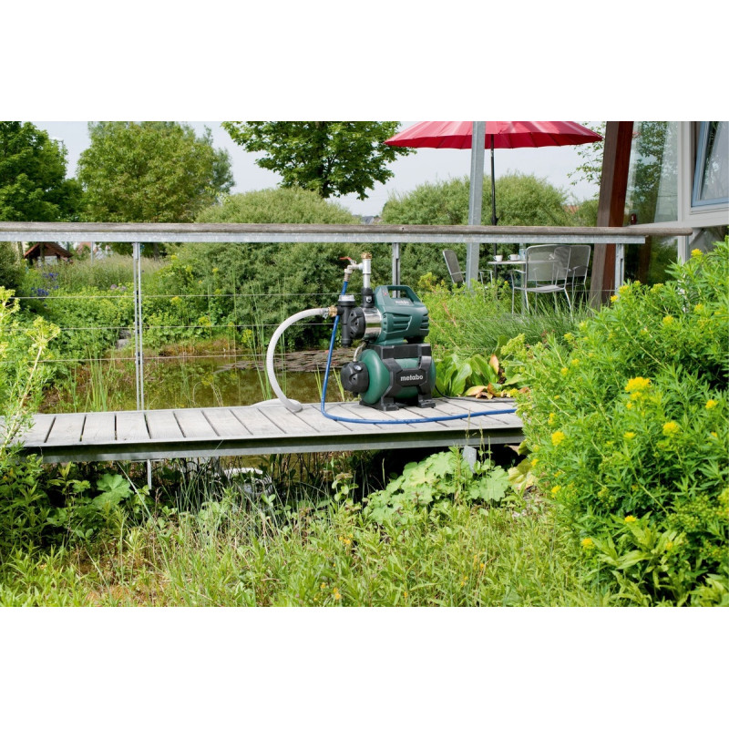 Metabo Surpresseur avec réservoir en inox 24L 1100W HWWI 3500/25 Inox Kobleo Metabo Surpresseur avec réservoir en inox 24L 1100W HWWI 3500/25 Inox Kobleo