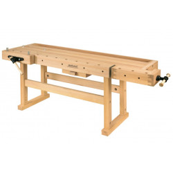 Ramia Etabli de bois PRO (bois de hêtre massif) 2120x790x870 mm PREMIUM MONS Kobleo