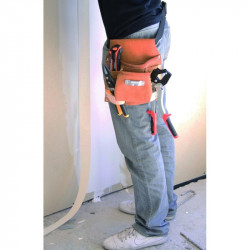 Edma Poche à outils Edma en croûte de cuir véritable avec ceinture Kobleo