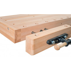 Ramia Etabli de bois PRO (bois de hêtre massif) 2120x790x870 mm PREMIUM MONS Kobleo Ramia Etabli de bois PRO (bois de hêtre massif) 2120x790x870 mm PREMIUM MONS Kobleo