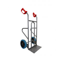 Stockman Diable acier Stockman DDPO1-RSB droit 250kg roues caoutchouc bleu Kobleo