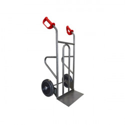 Stockman Diable acier Stockman DDPO1-RSN droit 250kg roues caoutchouc noir Kobleo