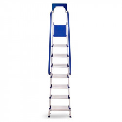 Hoström Escabeau 8 marches SECURE pro alu sécurisé plateforme 182cm Hostrom Kobleo