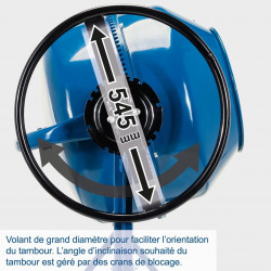 Scheppach Bétonnière Mix 125 550W 125L Scheppach Kobleo