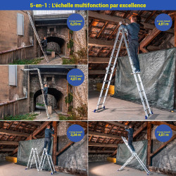 Hoström Echelle articulée Stavalance4x5 Kobleo