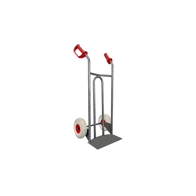 Stockman Diable acier DVPO-RINC incurvé poignée ouverte 250kg roues increvables Kobleo Stockman Diable acier DVPO-RINC incurvé poignée ouverte 250kg roues increvables Kobleo