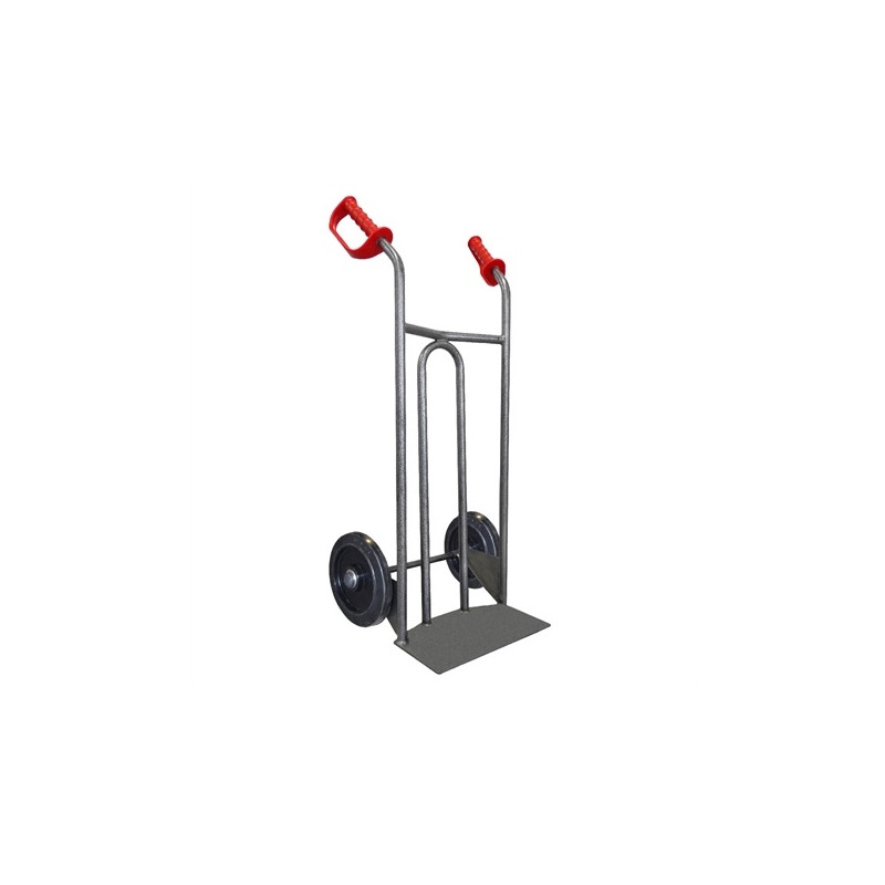 Stockman Diable DVPO-RSN incurvé poignée ouverte 250kg roues caoutchouc noir Kobleo Stockman Diable DVPO-RSN incurvé poignée ouverte 250kg roues caoutchouc noir Kobleo