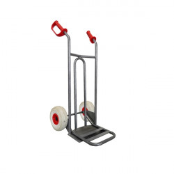 Stockman Diable acier DVPO-RINC-BR 250kg roues increvables bavette rabattable Kobleo