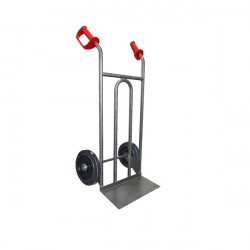 Stockman Diable acier DDPO2-RSN poignée ouverte 250kg roues caoutchouc noir Kobleo