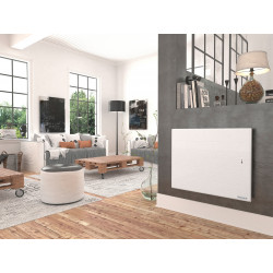 Thermor Radiateur Thermor Ovation 3 1000W blanc horizontal connecté Kobleo