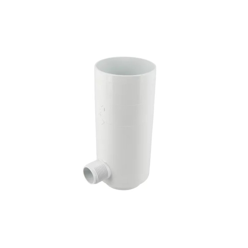Nicoll Récupérateur d'eau pluviale Nicoll REPTD80B pour gouttière D80mm blanc Kobleo Nicoll Récupérateur d'eau pluviale Nicoll REPTD80B pour gouttière D80mm blanc Kobleo