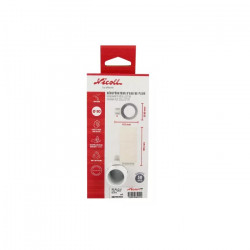 Nicoll Récupérateur d'eau pluviale Nicoll REPTD80B pour gouttière D80mm blanc Kobleo