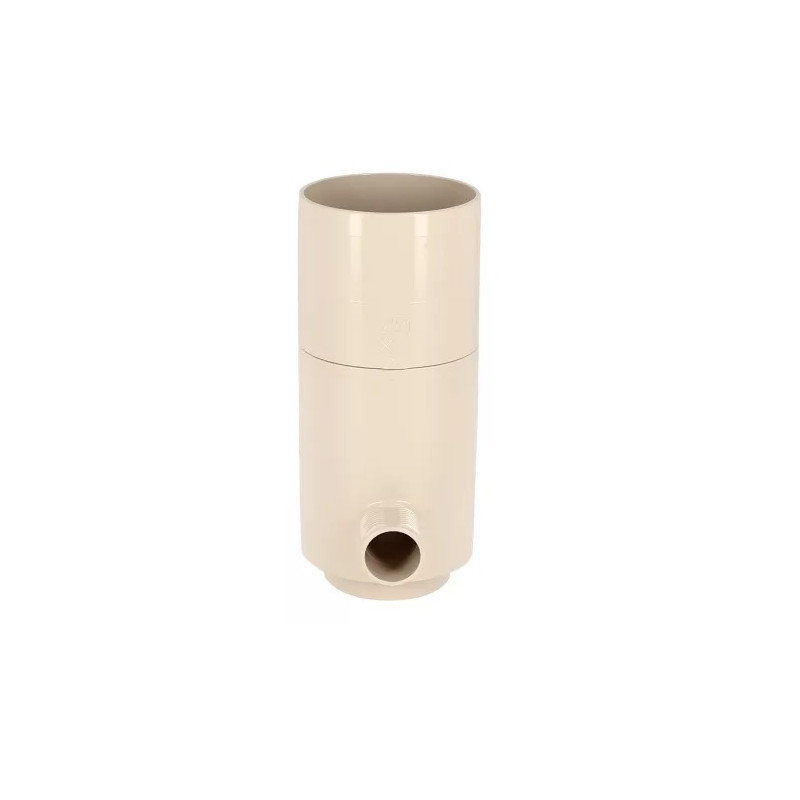Nicoll Récupérateur d'eau pluviale Nicoll REPTD80S pour gouttière D80mm sable Kobleo Nicoll Récupérateur d'eau pluviale Nicoll REPTD80S pour gouttière D80mm sable Kobleo