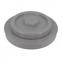 Nicoll Tampon de visite Nicoll FB avec bouchon D200mm PVC mâle-femelle gris Kobleo