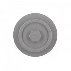 Nicoll Tampon de visite Nicoll FB avec bouchon D200mm PVC mâle-femelle gris Kobleo