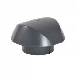 Nicoll Chapeau ventilation Nicoll VVS16A sans moustiquaire D160mm anthracite Kobleo