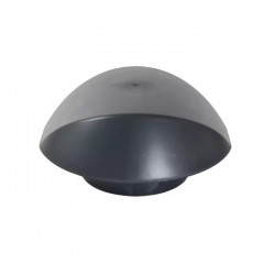 Nicoll Chapeau ventilation Nicoll VVS16A sans moustiquaire D160mm anthracite Kobleo