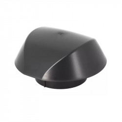 Nicoll Chapeau ventilation Nicoll VVS16A sans moustiquaire D160mm anthracite Kobleo