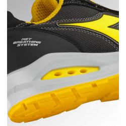 Diadora Chaussure basse Diadora RUN NET AB LOW S1PS FO SR T.42 noir/anthracite Kobleo Diadora Chaussure basse Diadora RUN NET AB LOW S1PS FO SR T.42 noir/anthracite Kobleo