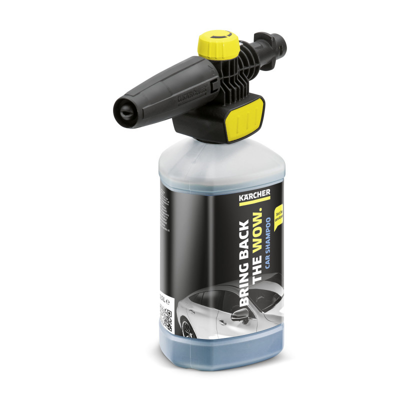 Karcher Canon à mousse Karcher Connect'n'Clean et shampoing auto 1L anthracite Kobleo Karcher Canon à mousse Karcher Connect'n'Clean et shampoing auto 1L anthracite Kobleo