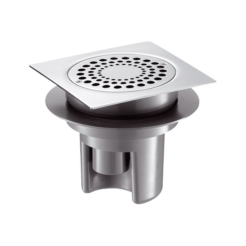 Delabie Siphon de sol Delabie 150x150mm pour sol carrelé ou béton brut Kobleo Delabie Siphon de sol Delabie 150x150mm pour sol carrelé ou béton brut Kobleo