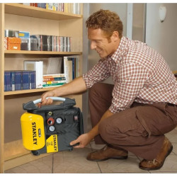 Stanley Compresseur portable Stanley KDN200/10/5 5L 1,5HP coaxial sans huile Kobleo