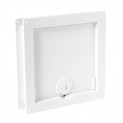 Nicoll Chatière Nicoll porte blanche pour animaux domestiques Kobleo