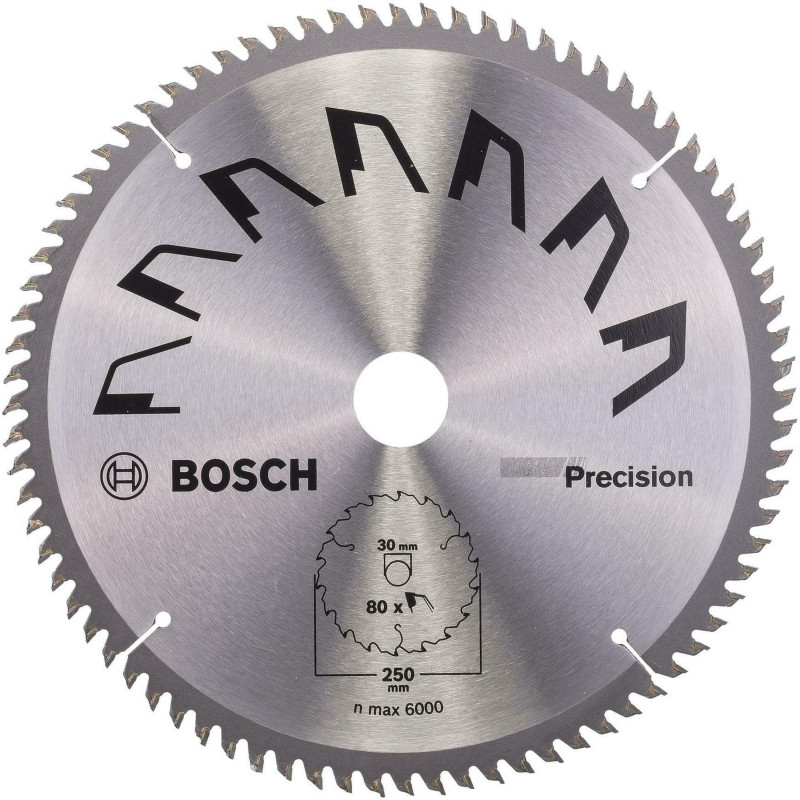 Lame de scie circulaire Bosch 250x2x30mm PRÉCISION
