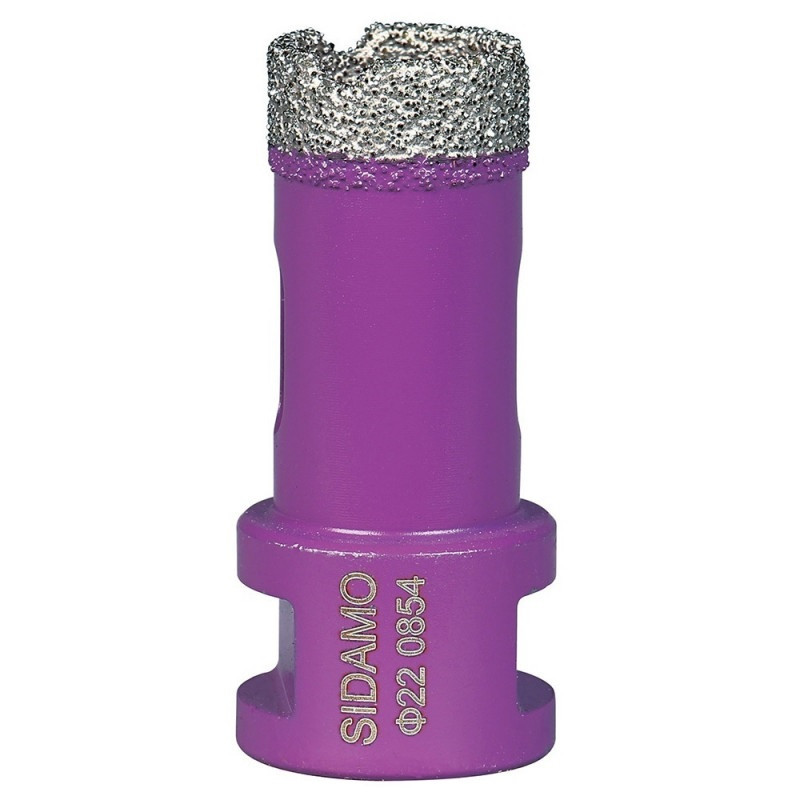 Coffret de 6 trépans diamant à sec 11101450 M14 D22-30-35-42-68-76mm
