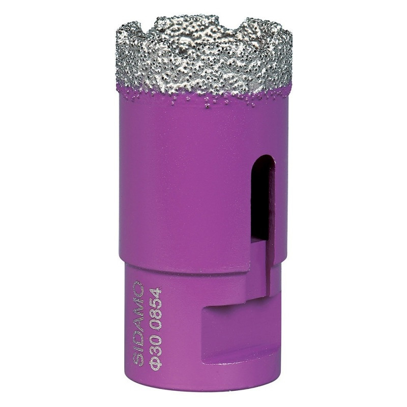 Coffret de 6 trépans diamant à sec 11101450 M14 D22-30-35-42-68-76mm