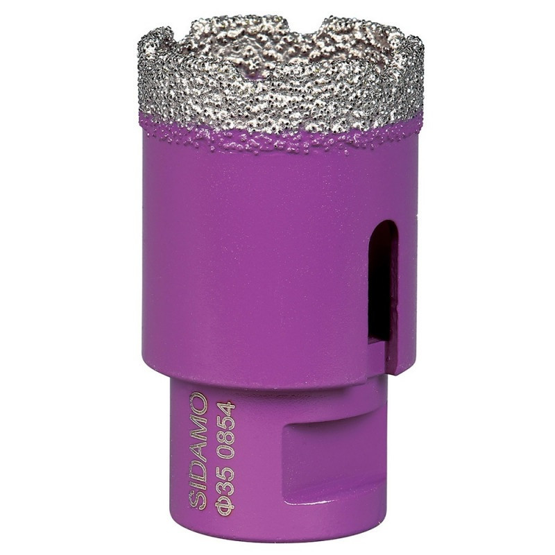 Coffret de 6 trépans diamant à sec 11101450 M14 D22-30-35-42-68-76mm
