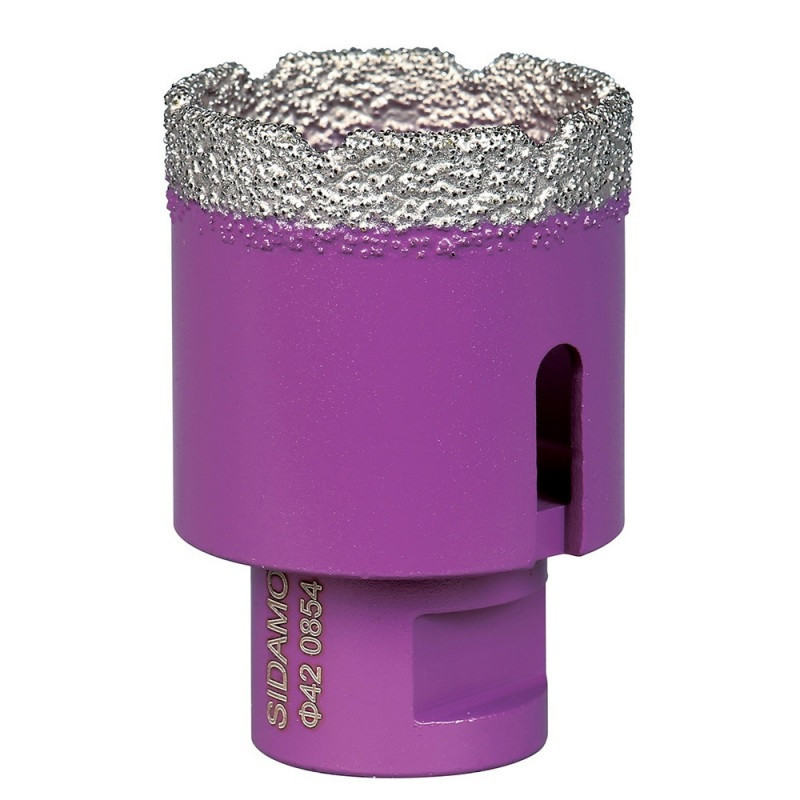 Coffret de 6 trépans diamant à sec 11101450 M14 D22-30-35-42-68-76mm