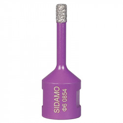 Sidamo Coffret de 6 trépans diamant à sec 11101451 M14 D6-8-10-12-18-22mm Kobleo