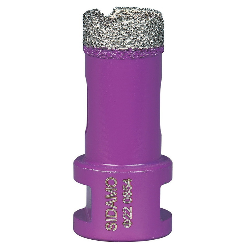 Coffret de 6 trépans diamant à sec 11101451 M14 D6-8-10-12-18-22mm