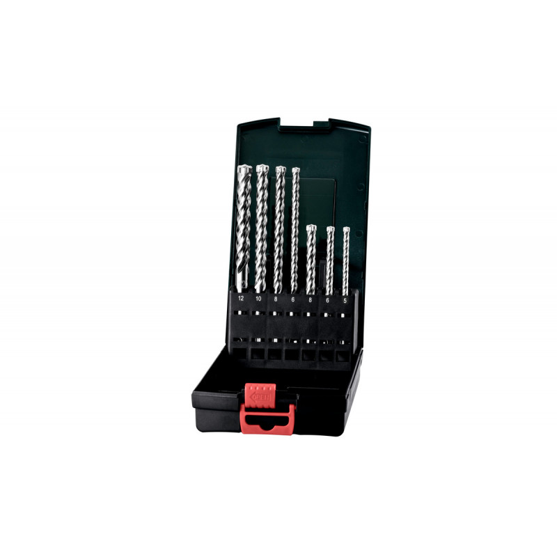 Coffret de 7 forets Metabo Sds-Plus P4P