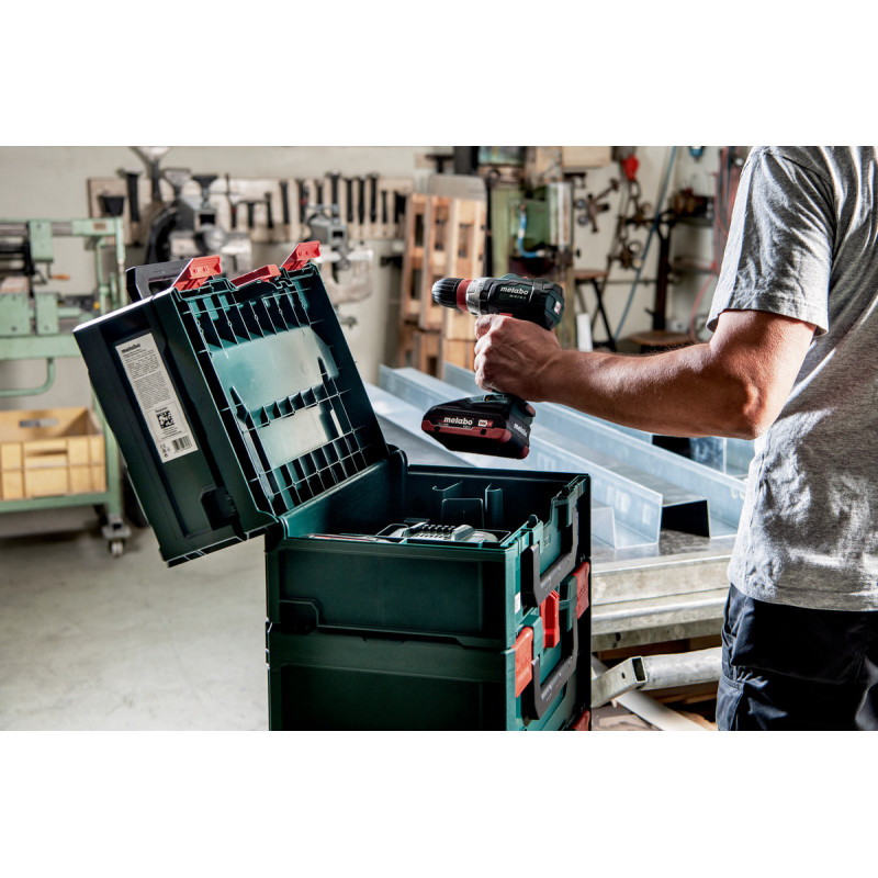 Coffret de transport Metabo metaBOX 340 Abs 31L 396x296x340mm vide