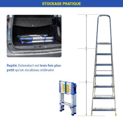 Hoström Escabeau télescopique Extendact10 Kobleo