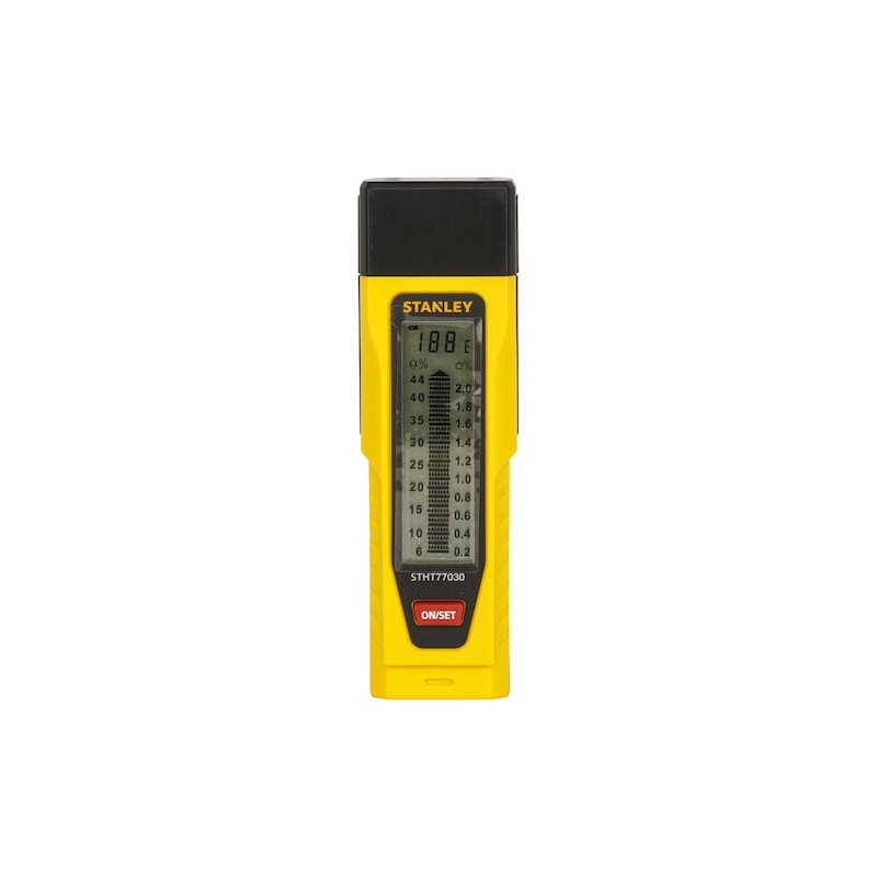 Testeur d'humidité Stanley précision +/-2% avec broches inox filetées