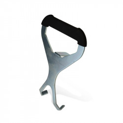 Edma Set de 2 griffes de traction EDMA pour poteaux en T ou en rond Kobleo