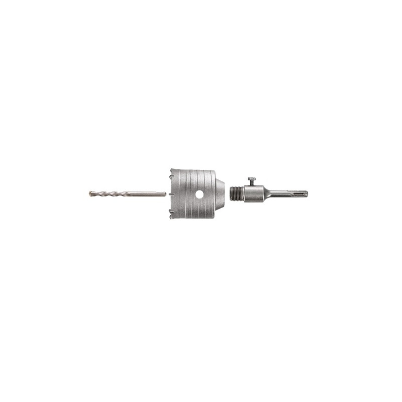 Leman Kit trépan carbure SDS+ Leman D100mm 12 dents HM pour béton Classic Kobleo Leman Kit trépan carbure SDS+ Leman D100mm 12 dents HM pour béton Classic Kobleo