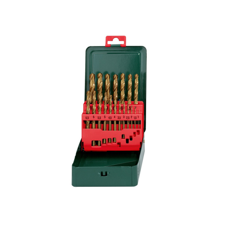 Coffret de forets Metabo HSS-TIN SP 19 pièces